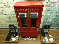 GPO Royal Mail 50p Stamp Booklet Vending Machine VR GR ER Post Box Shell Globe