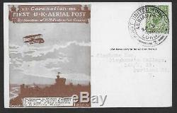 GREAT BRITAIN GEORGE V 1911 First Aerial post 9621
