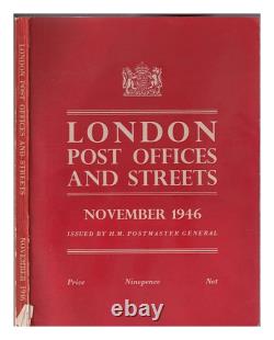 GREAT BRITAIN POST OFFICE London post offices and streets 1946 Paperback