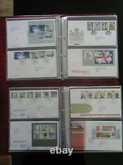 GT BRITAIN 2000-2013 COLLECTION OF 193 x FIRST DAY COVERS 3 x ROYAL MAIL ALBUMS