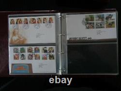 GT BRITAIN 230 x DIFFERENT FIRST DAY COVERS 2000-2015 IN 4 x ROYAL MAIL ALBUMS
