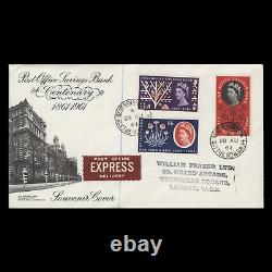 Great Britain 1961 (FDC) Post Office Savings Bank Centenary, BLYTHE RD