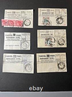 Great Britain England Parcel Post Label Cover Coalbrookdale Lot of 6