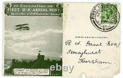 Great Britain FIRST UNITED KINGDOM AERIAL POST-LONDON 4-SP/9/1911-CORONATION-ILL