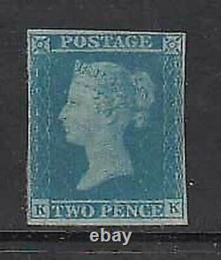 Great Britain Mail 1841 Yvert 4 Signature Roig () Mng Victoria
