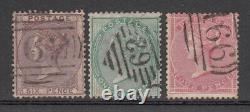 Great Britain Mail 1855-57 Yvert 18/20 Used Victoria