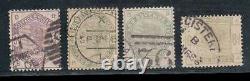 Great Britain Mail 1883-84 Yvert 80/83 Used Victoria