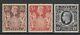 Great Britain Mail 1939 Yvert 224/26 MNH George VI