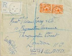Great Britain, Mail Of Tent/Militar. Over Yv 142 (2). 1921. 2 P Orange