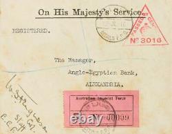 Great Britain, Mail Of Tent/Militar. Over Yv. 1916. Certificate Dirigid