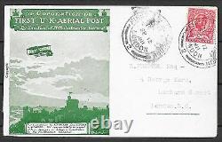 Great Britain covers 1911 1st Flightcover UK Aerial Post Service