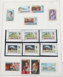 Guernsey, Jersey und Isle of Man tolle postfrische Sammlung 1969 bis 1991