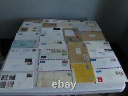 Huge 1920-1990's Great Britain & GB Commonwealth 450+ Piece Postal History Lot