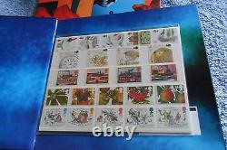 JOB LOT COLLECTION GB ROYAL MAIL SPECIAL STAMPS YEAR BOOKS, No's 1-13,1984-1996