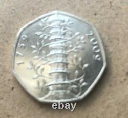 Kew gardens 2009 50p Genuine Rare Coin Same Day Post Before 3pm Special Delivery