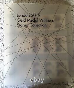 London 2012 Olympics Gold Medal Winners Set of 29 Sheetlets in Album FV £165