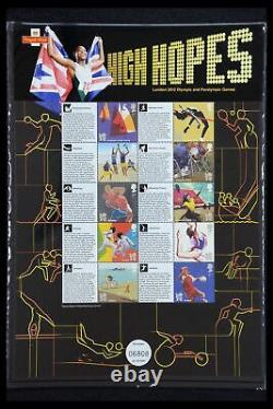 Lot 36357 Collection Great Britain Post Office label (smiler) sheets 2002-2016