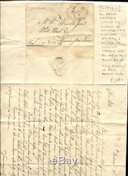 MADIERA Letter Re TENERIFE 1799 NAVAL MAIL HMS Diamond Cover London Penny Post