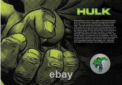 MARVELT Hulk Limited Edition Brilliant Uncirculated Medal Cover
