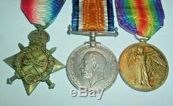 Medals-original Ww1 South African Bi-lingual 1914-15 Star Trio Telegraph & Post