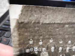 Military Philatelic Ww1 Ripon Camp Post Office Staff! Original Postcard R Photo