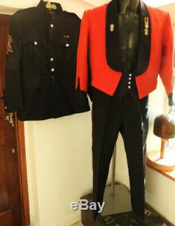 Military Post WW2 Grenadier Guards Uniforms Tunic Mess Dress Min Medal (5370)