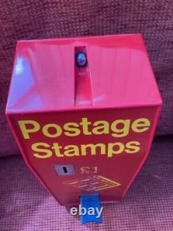 Original Royal Mail Stamp Dispenser / Vending Machine Working order with stamps