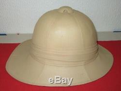 Original Vintage British Post WW1 Inter War Wolseley Tropical Sun Pith Helmet