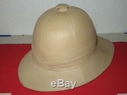 Original Vintage British Post WW1 Inter War Wolseley Tropical Sun Pith Helmet