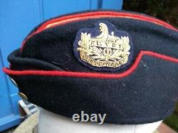 Perfect Post War Gloucestershire Regiment Officer's Side Cap/hat, Bullion Badges