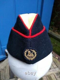 Perfect Post War Gloucestershire Regiment Officer's Side Cap/hat, Bullion Badges