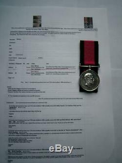 Post Boer War Natal 1906 medal Zulu Rebellion Trooper S Atkinson Umvoti Mtd Rifl