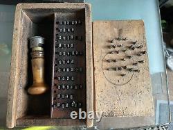 Post Office Royal Mail GPO Date Stamp Hand Stamper & Box Die Selby North Yorkshi
