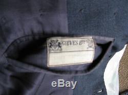 Post WW2 1948 RAF named Officer tunic with WW2 ribbon medals & pilot wings badge