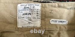 Post WW2 British Army Khaki Drill trousers ORIGINAL