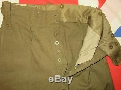 Post WW2 British Army Officers Uniform Battledress Blouse & Trousers Size 18
