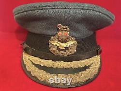 Post WW2 British RAF Peaked Cap to Air Chief / Vice Marshall or Commodore Rare