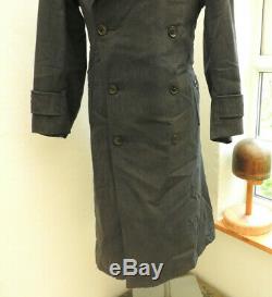 Post WW2 Military RAF Tropical Great Coat Uniform Rain Proof Officers (5349)