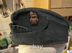 Post War Royal Greenjackets Lieutenant Colonel's Side Cap Hat Size 7 1/4 59cm