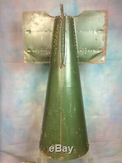 Post Ww2 / Cold War Era 1000lb Bomb Tailfin, Table Upcycle