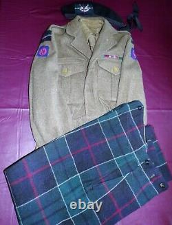 Post Ww 2 Scottish Highlander Majors Complete Uniform