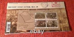 Post office at War 1916 Royal Mail WWl Stamp pack Alfred/Albert Knight Error