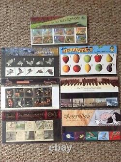 Presentation Pack Collection Royal Mail mint Stamps. 338, 330, 345, 343, 363, 33
