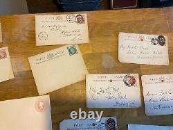 QV Embossed Cover, Wax letter postcards 37 items post history 2 ==