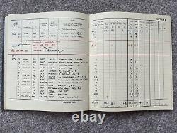RARE Post WW2 AAC Army Air Corps Helicopter Log Book Germany BAOR RAF Cold War