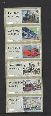 ROYAL MAIL HERITAGE 2020 Zone RATE TARIFF VALUES Collector Strip POST GO RARE