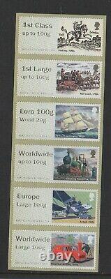 ROYAL MAIL HERITAGE 2021 LARGE RATES Collector Strip POST GO + Receipt
