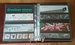 ROYAL MAIL PRESENTATION PACK'S x 378 COMPLETE JUNE 1971 TO OCT 2009 + 8 ALBUMS
