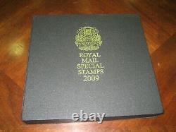 ROYAL MAIL STAMPS 2009 YEARBOOK LIMITED special EDITION YEAR BOOK