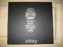 ROYAL MAIL millennium SPECIAL STAMPS 2003 YEARBOOK LIMITED special EDITION